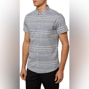 O'NEILL Men's Casual Blue Striped Shirt